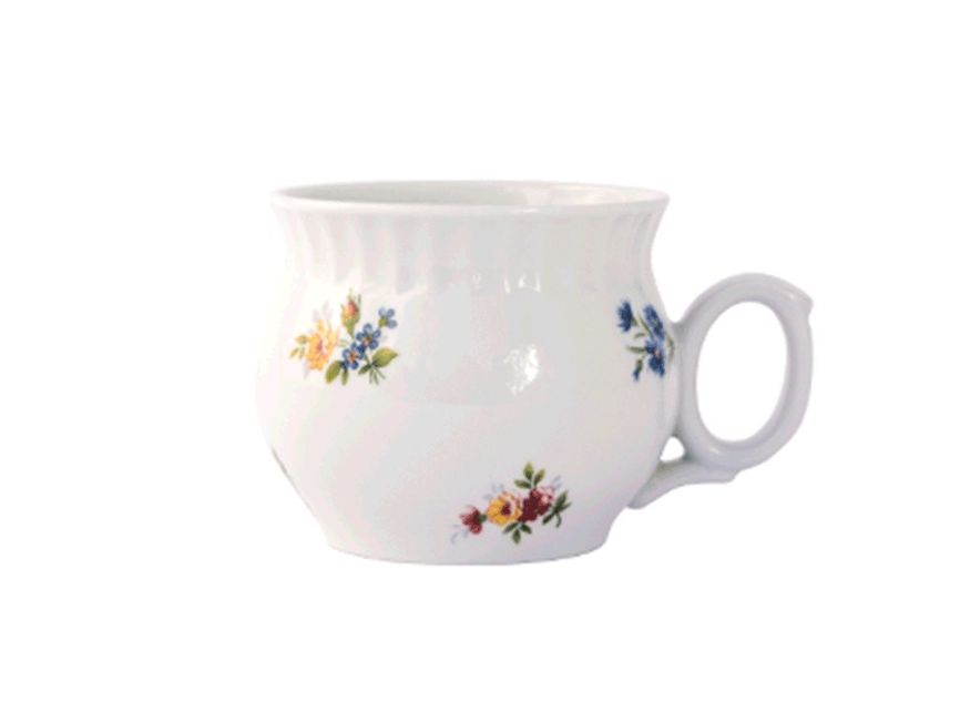 hrnek 290ml DARUME-RAK.HÁZENKA, čes.porcelán