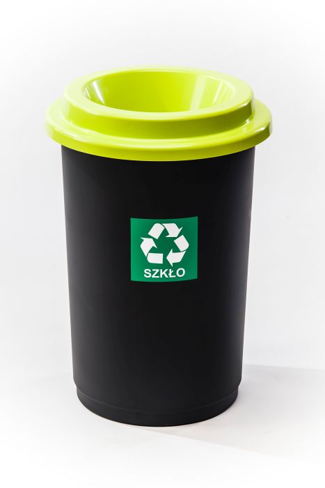 koš odp.50l ECO BIN zelený,tříd.odp.,plast